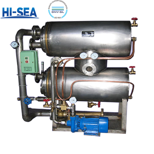 Marine Evaporative Desalination System